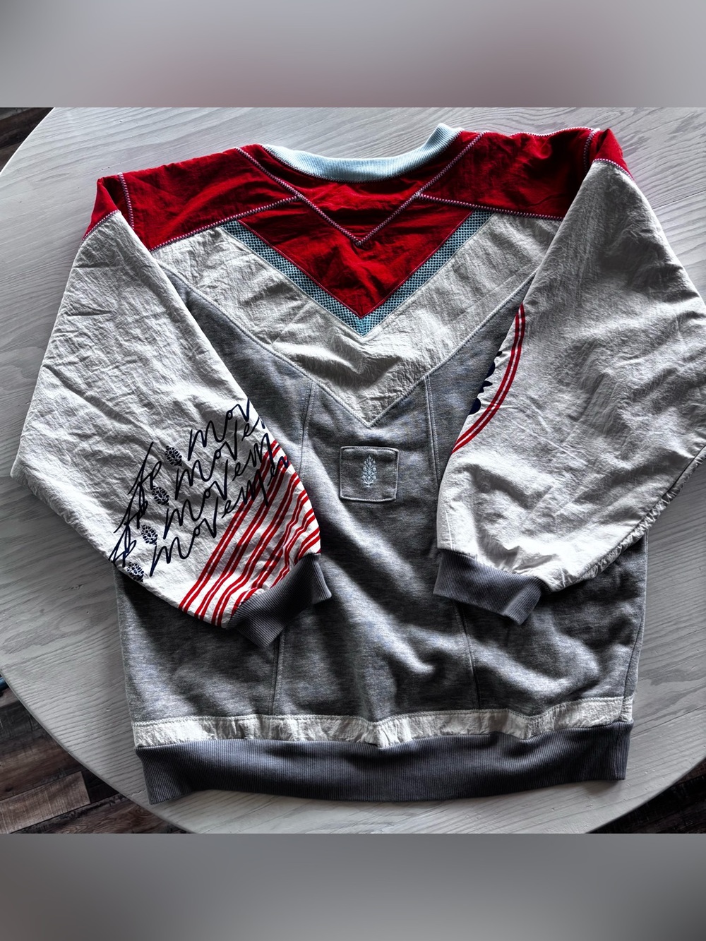 Free People Piece Of Me Pullover Size Small Oversized NWOT - Picture 6 of 8